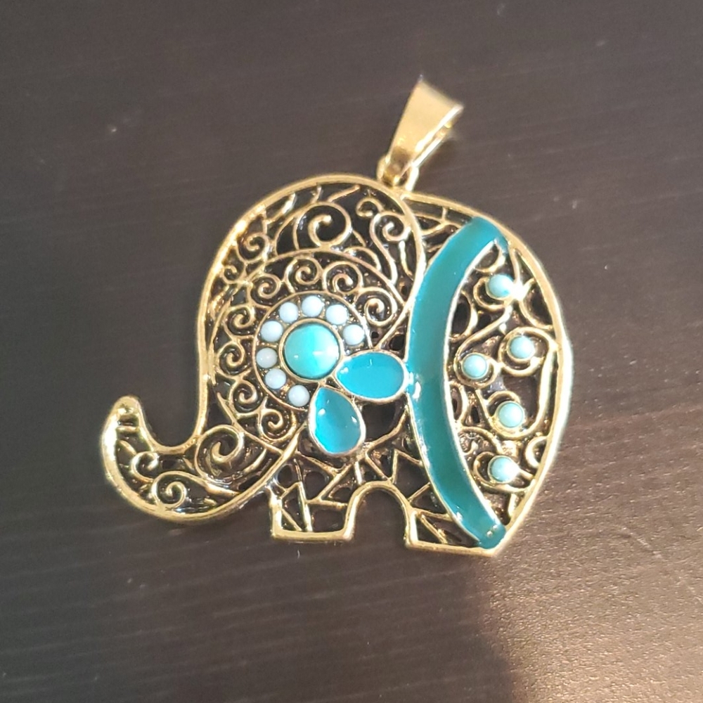 Two Elephant Pendents - Picture 3 of 3
